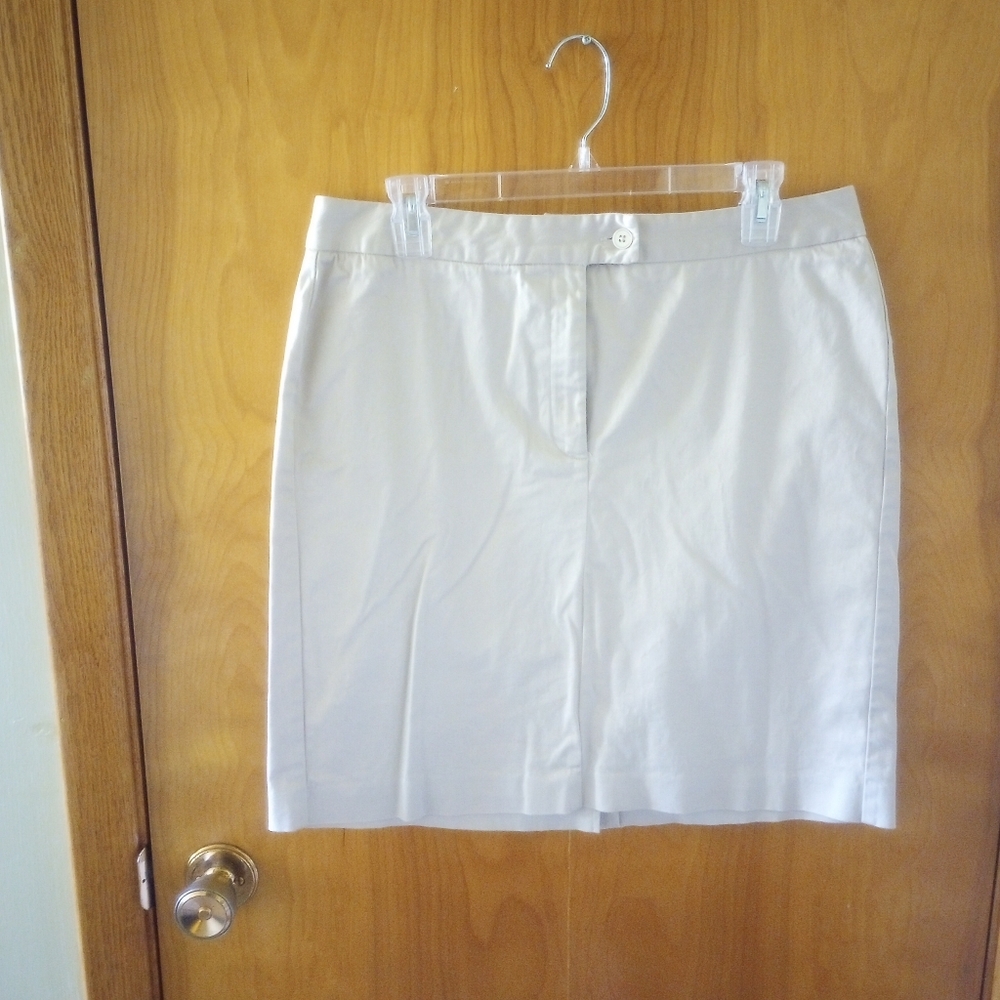 Talbot's Khaki Mini skirt size 14